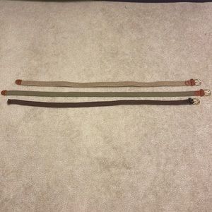 3 Adjustable Kids Belts